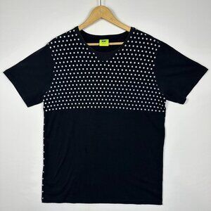 ICNY Reflective Polka Dot Black Streetwear T-Shirt